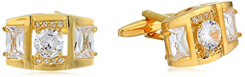 Stacy Adams Men's Cuff Link, Gold, No Size