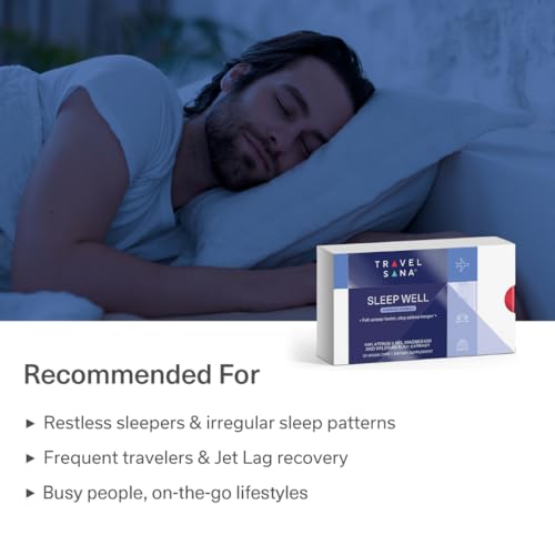 TRAVELSANA Sleep Aid & Jet Lag Support