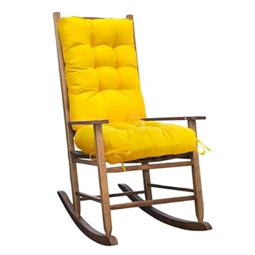 outdoor yellow chair cushions