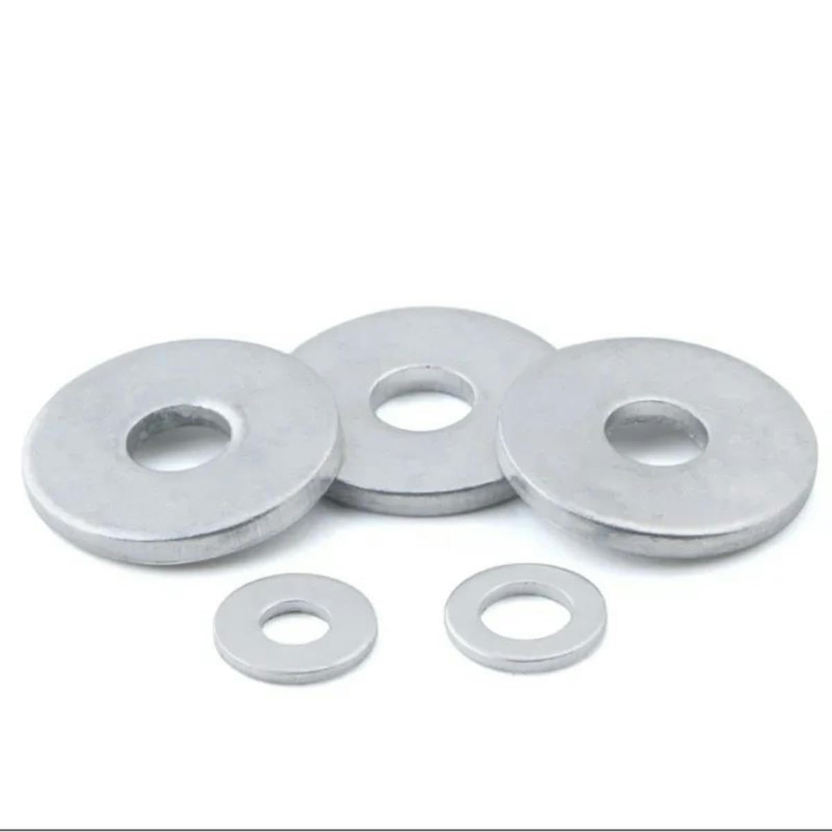 10/50/100 Stück Aluminium-Unterlegscheiben Dichtring Dichtungen Stopfen Öldichtungsverschraubungen M9 M10 M12 M13 M14 Dicke 0,5 1 1,5 2 3 mm-M10x14x2mm-100 Stück