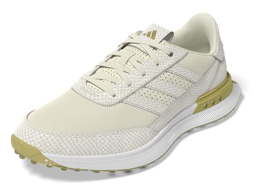 Adidas Women's S2G 25 Leather Spikeless Shoes, Off White/Gold Metallic/Gum 4, 8 - image 1
