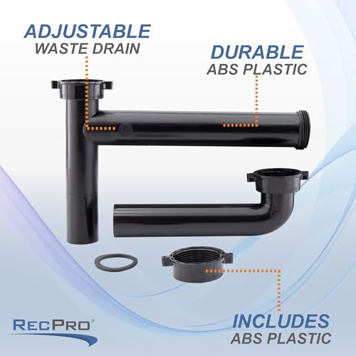 RecPro desagüe para fregadero cocina doble bowl 1-1/2" miniatura 4