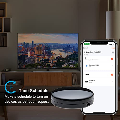 Frankever Smart Ir Rf Remote Control, Universal All In One Wifi Blaster Hub For Home Automation, For Tv Air Conditioner Curtain Garage, Compatible With Alexa, Google Assistant #TOP3
