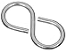 CLOSED S-HOOK ZNC 2-1/8"