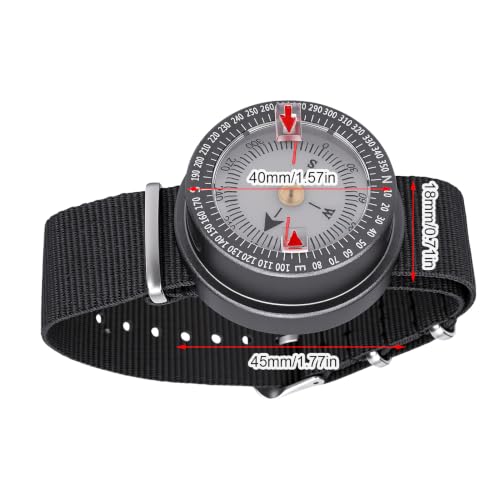 Zopsc Brújula de Pulsera para Buceo Luminosa para Navegación Submarina hasta 164FT miniatura 7