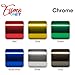 PET Chrome Royal Blue Vinyl Wrap Auto Car Sticker Decal Film Sheet Bubble Free Air Release Technology with Tool Set 1FTx5FT