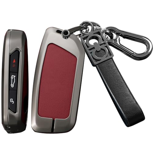 Coque de clé en cuir pour BMW X7 et IX accessoire chic avec porte-clés
