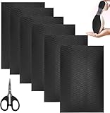 6 Pezzi Antiscivolo Per Scarpe, 10 * 15cm Suola Scarpe Gomma Protezione Inferiore per Scarpes Adesivi Adatti a Tutte le Taglie Riparazione Suola in Gomma Antiscivolo (Nero)