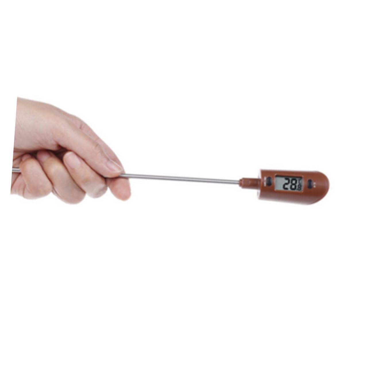 FUNOMOCYA Dual Function Thermometer Stirrer for Kitchen Accurate Food Temperature Monitoring for Cooking Baking