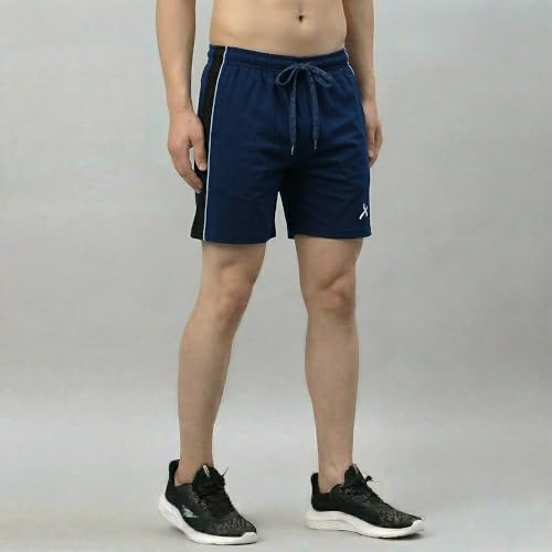 Image of Amul Comfy Men Ultra Soft Cotton-Rich Drawstring Lounge Shorts