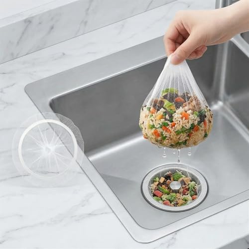 Bolsas de Malla para Colador de Fregadero Desechables, 200 Unidades miniatura 5