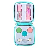 Claire’s Club Miss Glitter the Unicorn Mini Makeup Set for Girls, Cream/Powder, Includes Eyeshadows, Lipstick and Applicator, Stocking Filler