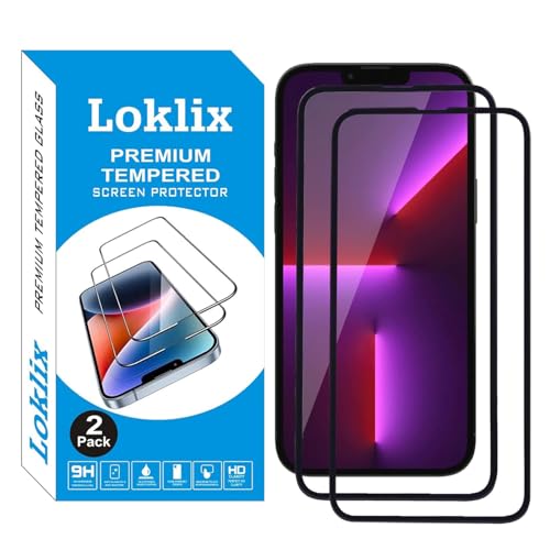 Image of Tempered Glass Screen Protector for iPhone 13 Pro Max /iPhone 14 Plus (6.7 Inch) | Pack of 2 | 9H Hardness | Edge-to-Edge Full Coverage | Scratch Resistant | HD Clear | Bubble-Free