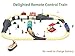 Electric Train for Wooden Track, Remote Control Train Toy, Motorized Train and Tunnel with Voice & Lights Effect, Battery Operated Locomotive Train Set Compatible with Thomas, Brio, Chuggington