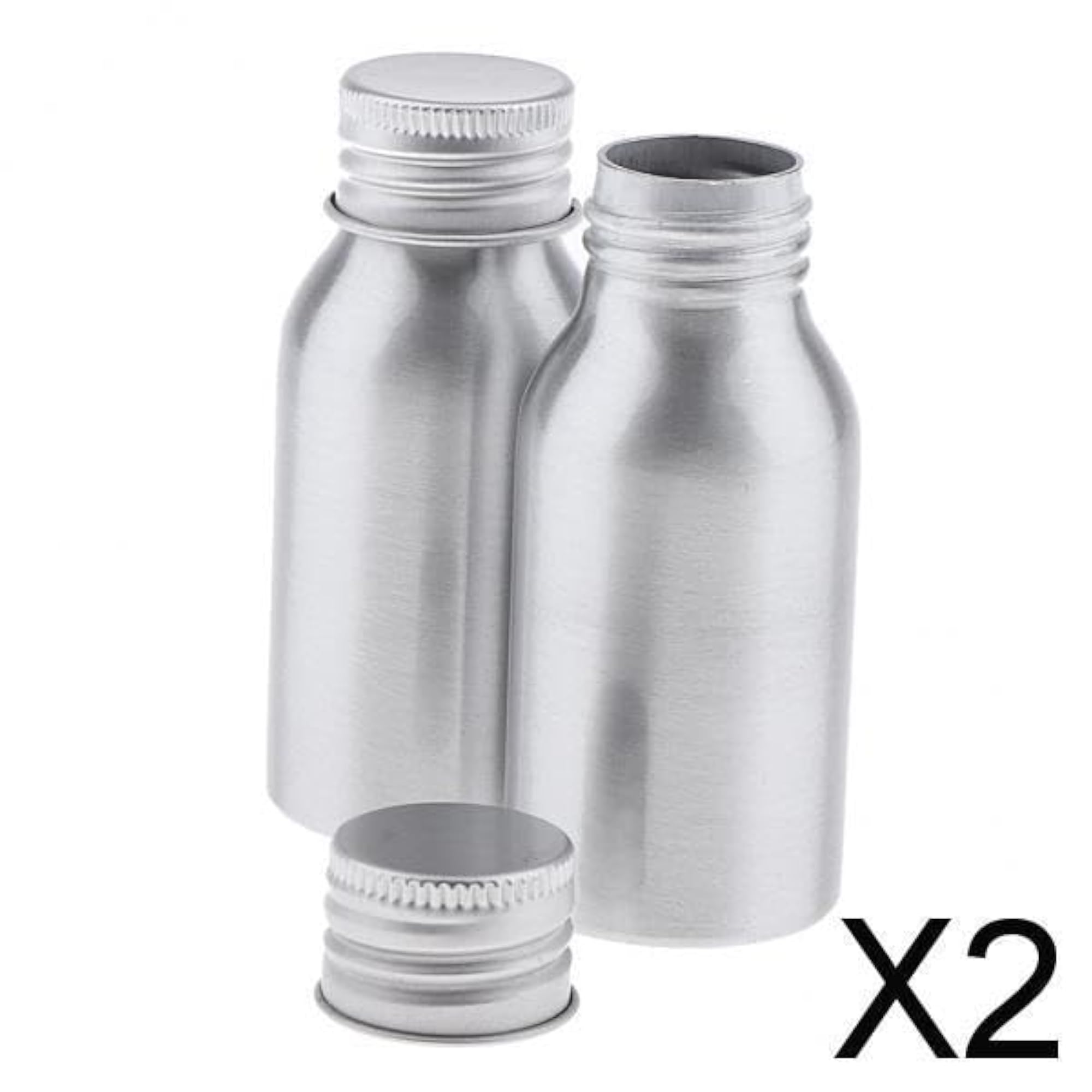 Aluminum Empty Refillable Cream Lotion Bottle, Travel Size