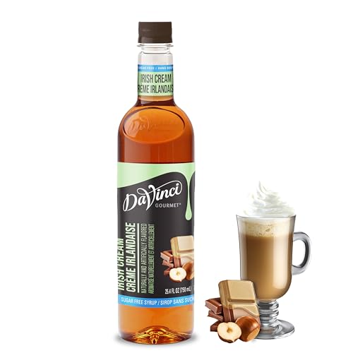 Image of DaVinci Gourmet Sugar-Free Irish Cream Syrup, 25.4 Fluid Ounces (Pack of 1)