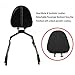 Motorcycle Upright Sissy Bar Backrest Passenger Seat Replacement for Indian Scout 2015-2024 Scout Sixty 2016-2024 Scout ABS 2019-2020 Detachable Backrest Luggage Rack