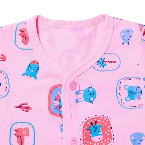Image of Lil' Shark Baby Cotton T-Shirt & Shorts Set | 100% Pure Cotton Summer Wear for Baby Boys & Girls | Soft, Breathable Infant Casual Outfit | Printed T-Shirt with Shorts Set