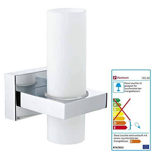 Preisvergleich Produktbild Paulmann Wandfackel, Metall, G9, Transparent