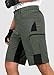 Cycorld Kurze-Hosen-Herren,Wanderhose MTB Hose Herren Kurz Atmungsaktiv Schnelltrocknende Bermuda Cargo Shorts Arbeitshosen Männer Kurz Radhose Fahrradhose Mountainbike(Grün,XL)