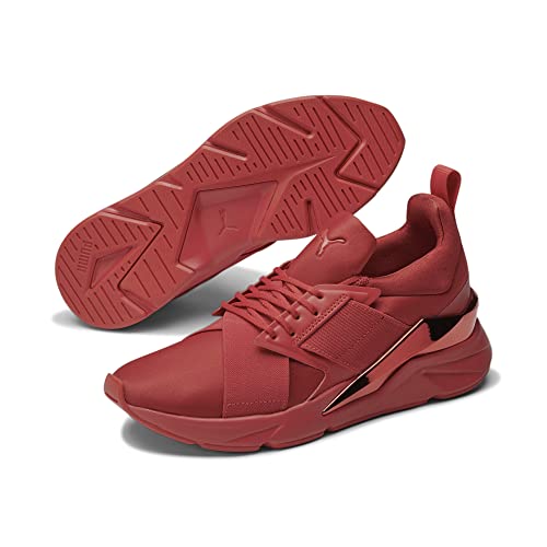 PUMA PUMA Women's Muse X5 Sneaker, High Risk Red-High Risk Red, 8