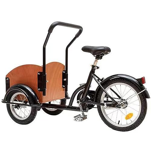 Triciclo para mascotas multifuncional para exteriores, Pedal antideslizante de doble freno, conducción segura, supercojinete de carga, un coche, coche de viaje para mascotas multiusos ( log color )
