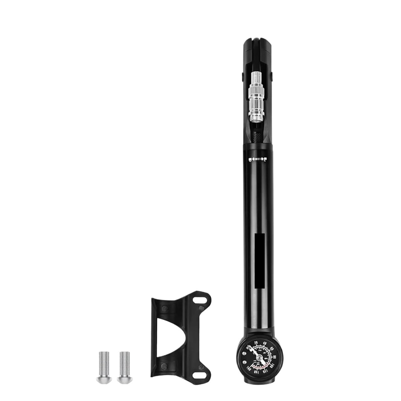 120 PSI Fahrradpumpe mit Manometer, multifunktionaler Aufblaser for Fahrräder und Bälle Hochdruck-AV/FV-Düse Für Basketball, Fußball und Volleyball