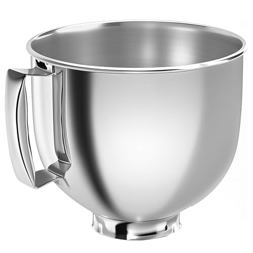 Bowl mezclador de acero inoxidable 5 Qt con asa miniatura 1