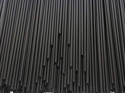 250 unidades de agitadores para café de 17.78 cm plástico negro miniatura 3