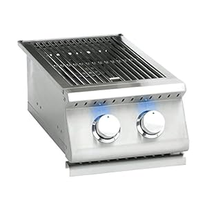 Summerset Sizzler Pro Series Built-in Double Side Burner (SIZPRO-SB2-LP), Propane