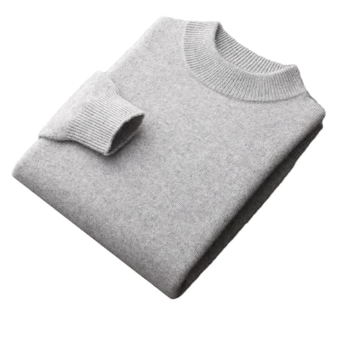 Men's Slim Winter Cashmere Pullover O-Neck Loose Warm Sweater