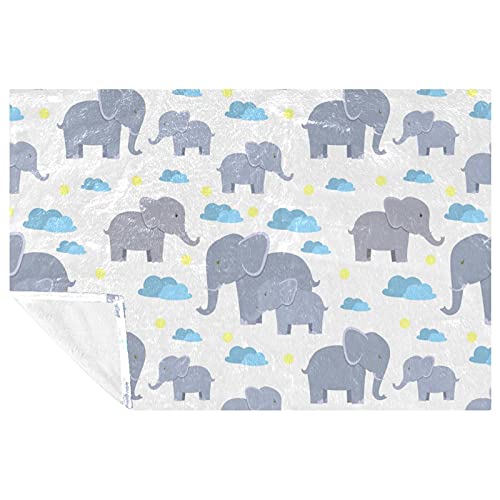 Couverture éléphant douce, le plaid cocooning pour réchauffer vos soirées