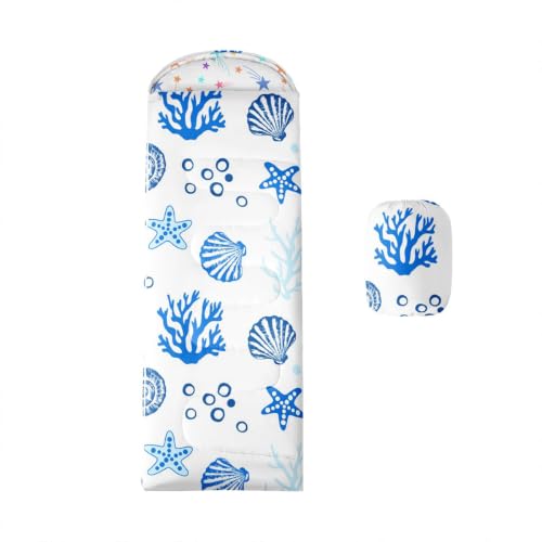 Bolsa de dormir infantil Erosebridal tipo manta portátil para camping, color Azul oscuro cray, tamaño Tw, rectangular