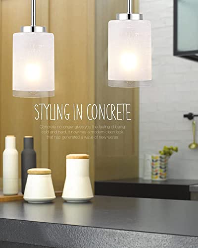 6-Pack White Linen Frosted Glass Shade Replacements, Globe Glass Lamp Shade For Light Fixtures, 1.65 In Fitter, 5.9 In Height, 3.9In Diameter Glass Shades Covers For Chandeliers Pendant Wall Sconces #TOP2