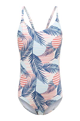 Image of Girls One Piece Swimsuits Hawaiian Ruffle Swimwear Kids Summer Bathing Suit 3-14 Years