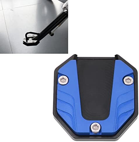 Miniatura 8 de Placa de soporte de motocicleta, placa universal de aleación de aluminio para motocicleta, placa de extensión de soporte lateral de alta