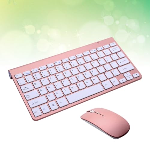 Teclado y ratón inalámbrico portátil para trabajar sin cables en el teléfono y computadora. 5
