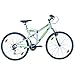 Multibrand Bachini Extreme Vélo VTT 26 Pouces Tout Suspendu, 18 Vitesses, Frein V-Brake, pour Hommes, Femmes, Filles et garçons, Convient pour 155–180 cm (Blanc avec Vert et Blanc)