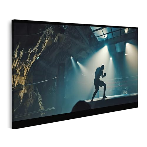 Tableau boxer dans l'anneau souterrain pour raviver un mur de salon terne