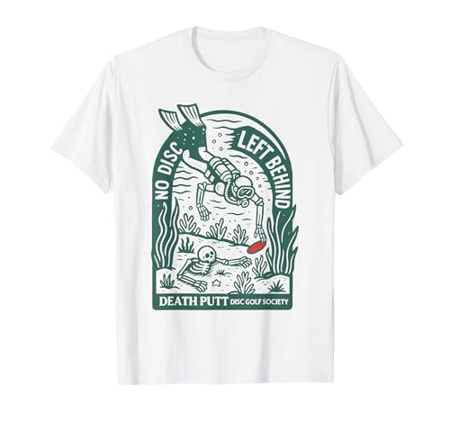 Vintage No Disc Left Behind Disc Golf Meme Golfer Golf Lover T-Shirt