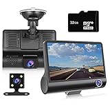 🚗【Grabación en bucle】: La grabación en bucle tiene configuraciones de 1 minuto, 3/5/10/20 minutos, la cámara de coche grabadora puede sobrescribir el video antiguo (excepto el video bloqueado de emergencia) automáticamente, de modo que la tarjeta SD no esté llena.