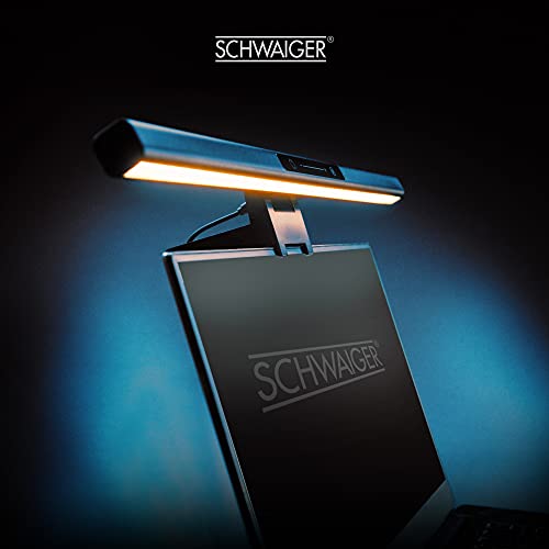 Lampe LED pour moniteur à intensité variable Schwaiger 659931 tactile USB