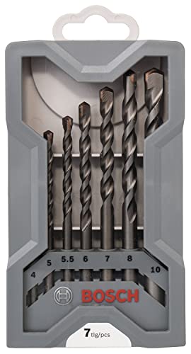 Bosch Professional 7-dijelni set svrdla za beton CYL-3 (za beton, 4/5/5,5/7/8/10 mm, pribor za udarne bušilice)