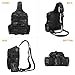 CamGo Tactical Sling Bag Molle Single Strap Backpack for Men EDC Shoulder Bags Military Crossbody Pack for Hiking Fishing Cycling Travel