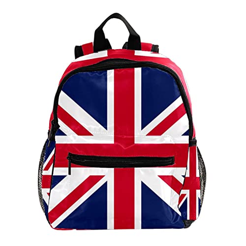 Sac à dos pour garçons et filles léger de 30,5 cm à motif drapeau Royaume-Uni contre le mal de dos