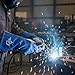 Giorgino Welding Gloves for Men, With Free Tool Pouch, Heavy Duty Cowhide Leather Welding Gloves for MIG, TIG & Stick Welding, Kevlar Stitching