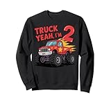 Photo Gallery camion yeah i m 2 compleanno red monster truck felpa Photo Gallery camion yeah i m 2 compleanno red monster truck felpa
