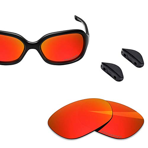 Image of BLAZERBUCK Polarized Replacement Lenses & Nose Pad for Oakley Pulse OO9198 Sunglasses