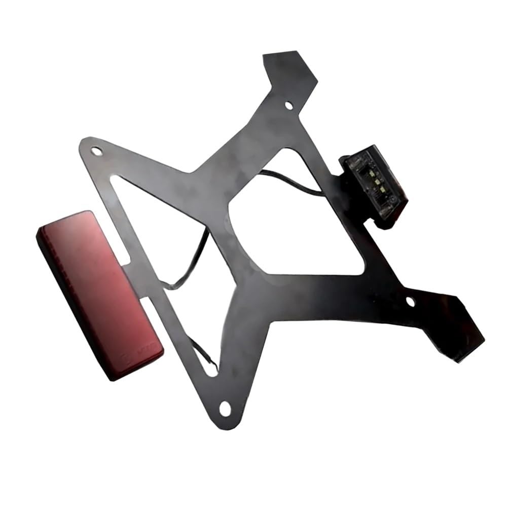 Support de plaque d'immatriculation moto T-Max 500 anti-vibration avec feu - 8