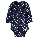Gerber Baby Boys 6-pack Long-Sleeve Onesies Bodysuit, Fox, 3-6 Months US